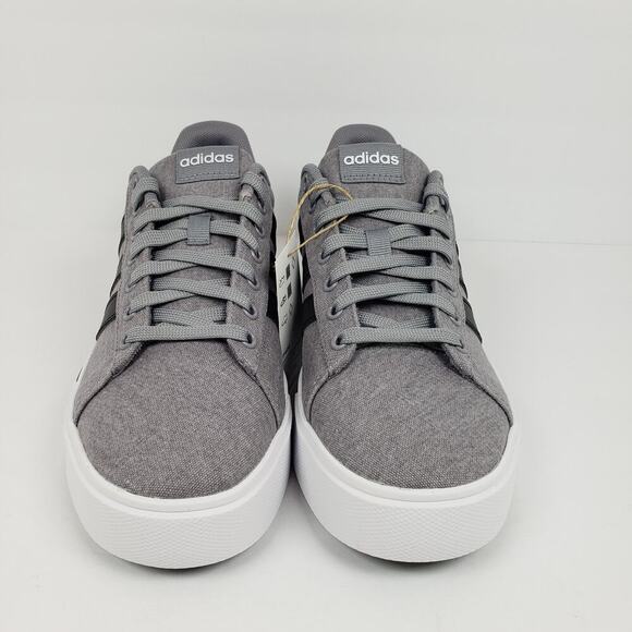 Adidas Daily 4.0 Mens Size 8 Womens Sz 9 Grey Black Casual Low Sneaker Shoes main image 4